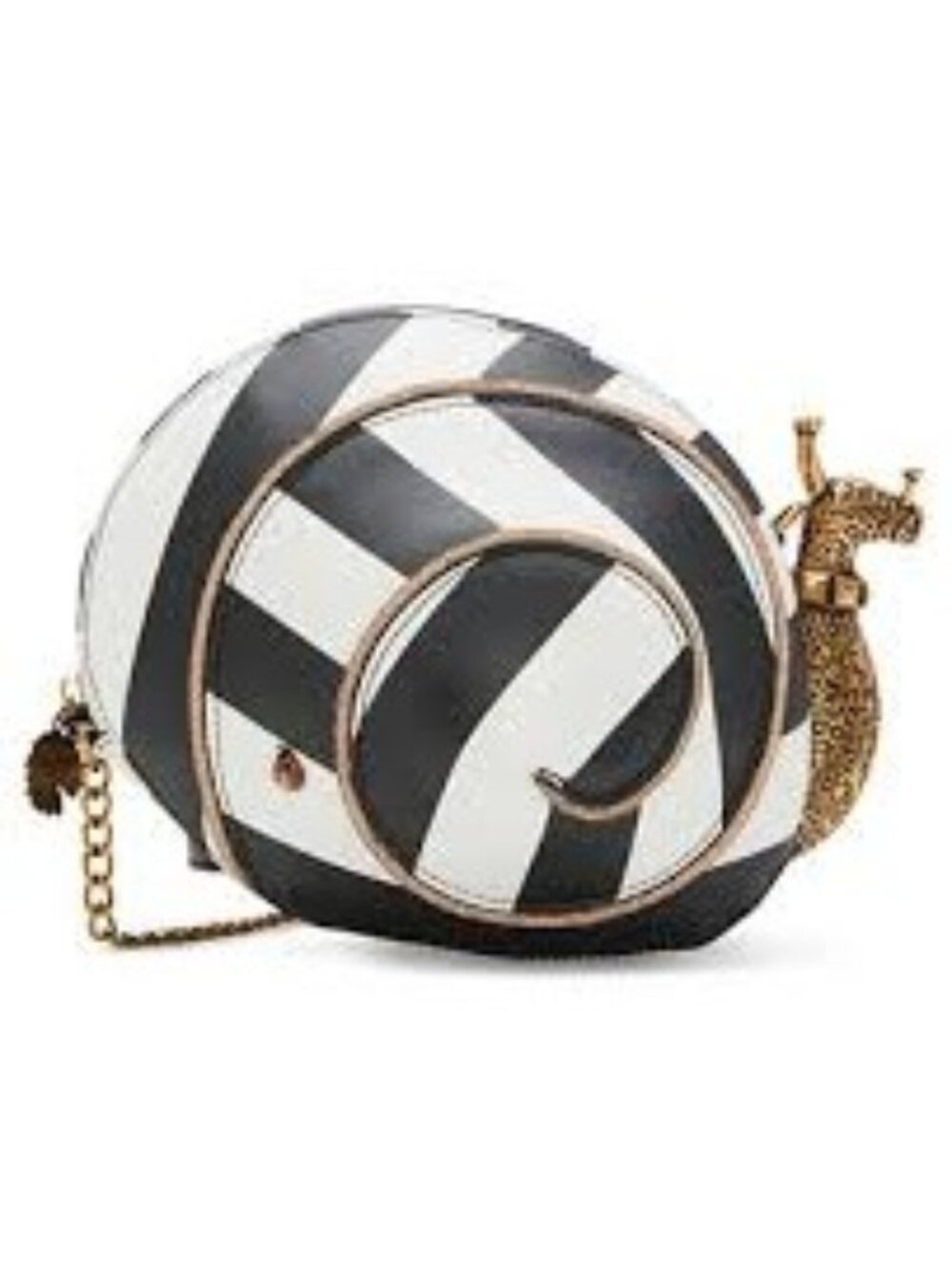 Betsey Johnson Womens "Snailed It" Kitsch Crossbody Bag Zip-top Strap Whimsical